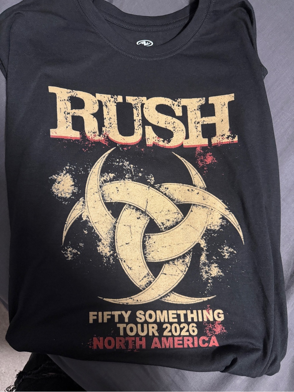 Men's Rush 'Fifty Something Tour 2026' Tour Shirt Size XL